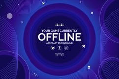 Abstract Offline Twitch Banner Product Image 1