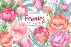 Watercolor Spring Flowers Clipart - PNG Files Product Image 1