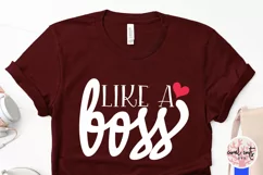 Like a boss - Women Empowerment EPS SVG DXF PNG Product Image 3
