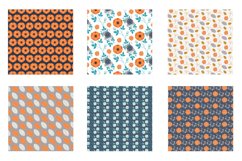 Orange Blossoms Pattern collection, vector ai, eps and jp Product Image 3