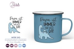 Papa is immer Da SVG| Dinosaurier SVG Product Image 1