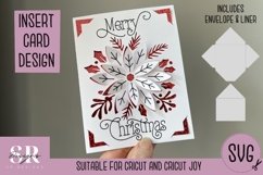 3D Christmas insert card design| Paper cutting | Cricut Joy Product Image 1