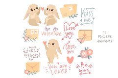 Valentine&#039;s day clipart Product Image 2