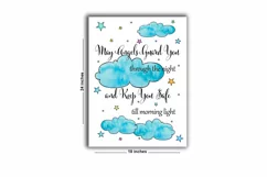 Stars and Moon Nursery Wall Art | Set of 3 Posters Product Image 4