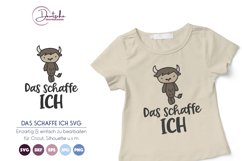 Das schaffe Ich SVG | Büffel SVG Product Image 1