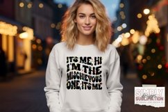 I’m the Mischievous,One Matching Christmas T-Shirts | Png Product Image 3