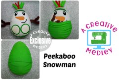 Peekaboo Snowman Product Image 1