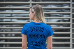Female Back View T shirt Mock ups - 22 Product Image 22