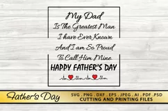 Fathers Day SVG PNG DXF EPS Dad Quote SVG Dad Saying SVG Product Image 1