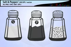 Salt and pepper svg cut files / salt and pepper vector Product Image 2