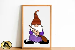 Gnome SVG PNG EPS DXF Halloween Gnomes SVG Witch Gnome SVG Product Image 5
