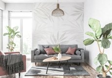 Wall mockup - Wallpaper mockup - Living room scene Product Image 2