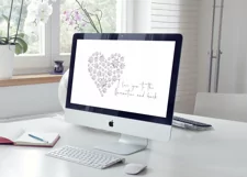 Quarantine Valentine heart clipart. Stop covid, stay home Product Image 4