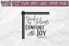 Good Tidings of Comfort and Joy SVG, Christmas SVG Product Image 2