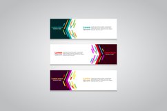 Vector abstract design banner web template. Product Image 1