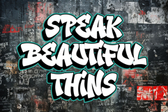 Bold Streak Layered Graffiti Font Product Image 6