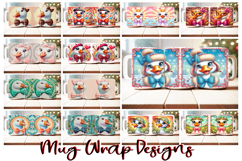 120 Duck Goose Mug Wrap PNG Bundle | 11oz 15oz Sublimation Product Image 2