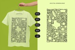 Texas Doodle T-shirt | SVG Product Image 1
