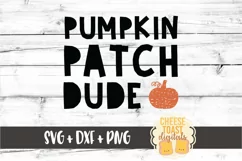 Pumpkin Patch Dude - Boy Halloween SVG PNG DXF Cut Files Product Image 2