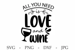 Wine svg, humour saying for wine bottle svg and wine glass Product Image 1