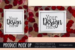 Photo frame Vertical & Horizontal Craft mock up | PSD & JPEG Product Image 1