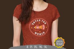 Votes for Women Hand Lettering SVG Product Image 2
