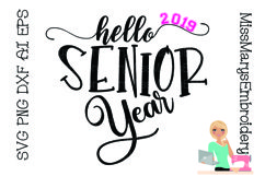 Hello Senior Year 2024 | Senior 2024 SVG | Class of 2024 SVG Product Image 2