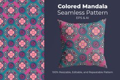 Colored Mandala - Seamless Pattern Product Image 1