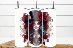 3d halloween tumbler wrap bundle / gothic illustrations PNG Product Image 8