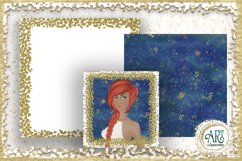 18 Digital Papers - Camping Party Clip art design , Glamping Product Image 4