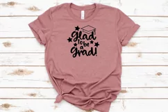Glad to be a Grad SVG Cut File - Graduation SVG DXF EPS PNG Product Image 5