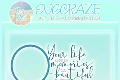 Your Life Gave Us Memories Too Beautiful To Forget Memorial Product Image 4