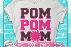 Pom Pom Mom SVG DXF PNG EPS Cutting Files Product Image 1