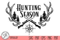 Hunting Season SVG, Hunting SVG, Hunt SVG, SVG Files Product Image 1