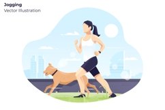Jogging - Vector Illustration Product Image 1