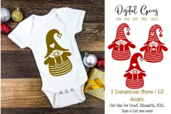 Scandinavian elf / gnome boy, girl and baby, Christmas Product Image 1