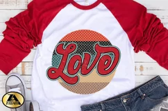 Valentine Sublimation Retro Vintage Love PNG for Sublimation Product Image 2