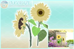 Sunflowers Svg Dxf Eps Png Pdf Files For Cricut Silhouette Product Image 1