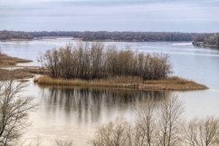 Island on the lake in early spring Product Image 1
