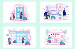 12 Online Shopping Flat Design Product Image 2