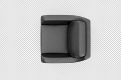 Isometric Arm Chair 3D isolated render Product Image 1