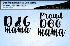 Dog mom svg cut file / Dog mama svg cut file Product Image 2