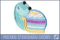 Easter Snail Applique Embroidery Design Product Image 1