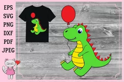Dinosaur SVG cut files for crafters, DxF, PNG, Eps Product Image 1