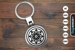 Esoteric Pattern Keychain Product Image 1