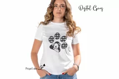 Dog paw print design SVG / EPS / DXF / PNG Files Product Image 2