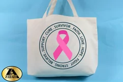 Breast Cancer SVG PNG EPS DXF Awareness SVG Pink Ribbon SVG Product Image 4