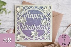 3D Birthday card | Paper cutting | birthday card SVG Product Image 3