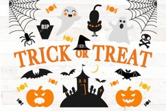 Halloween Clipart Bundle svg &amp; png Product Image 1