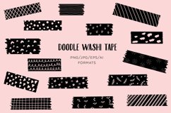 Doodle Washi Tape Clipart Product Image 1